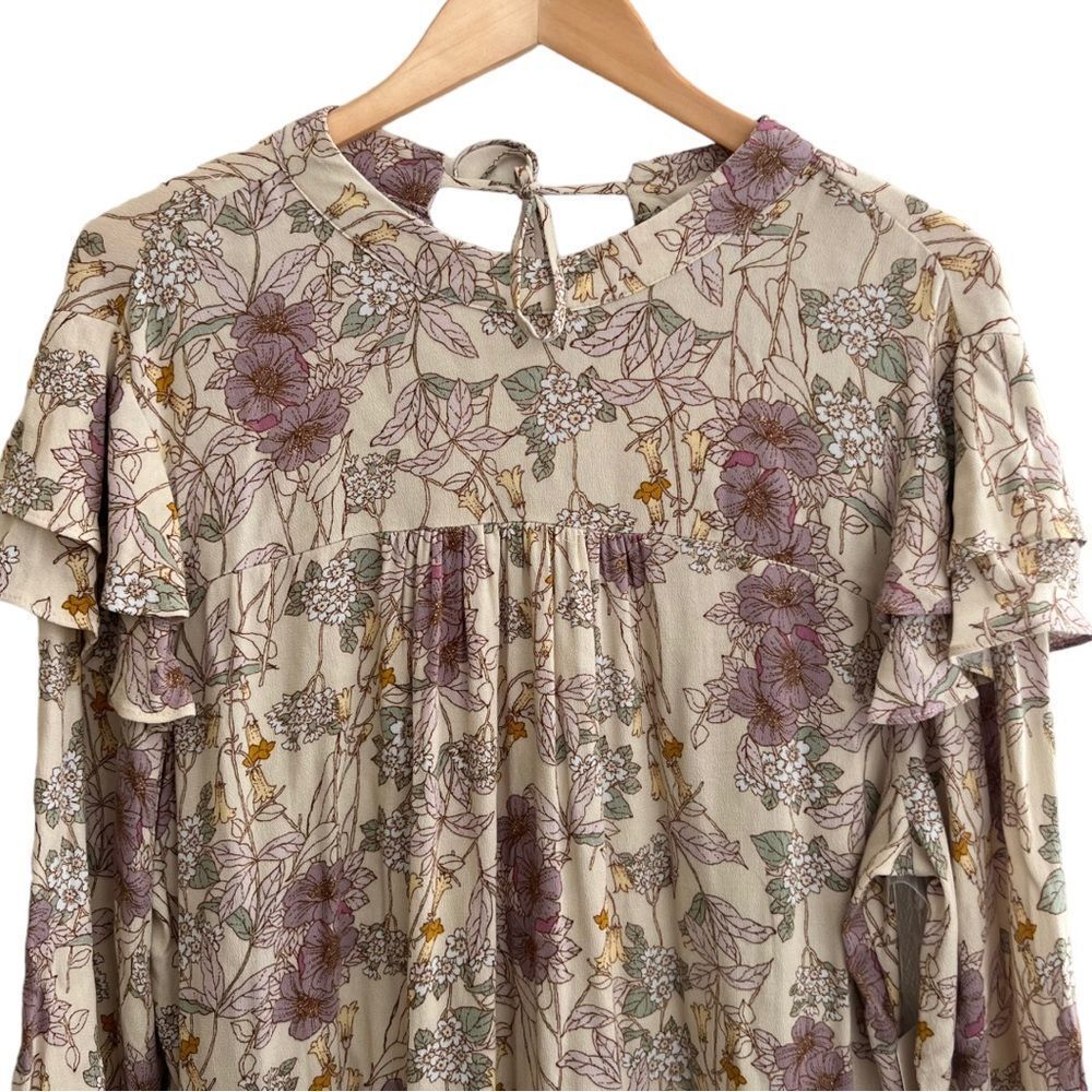 A.N.A. | Floral Long-sleeve Shift Dress Women’s Sz Large NWT🏷